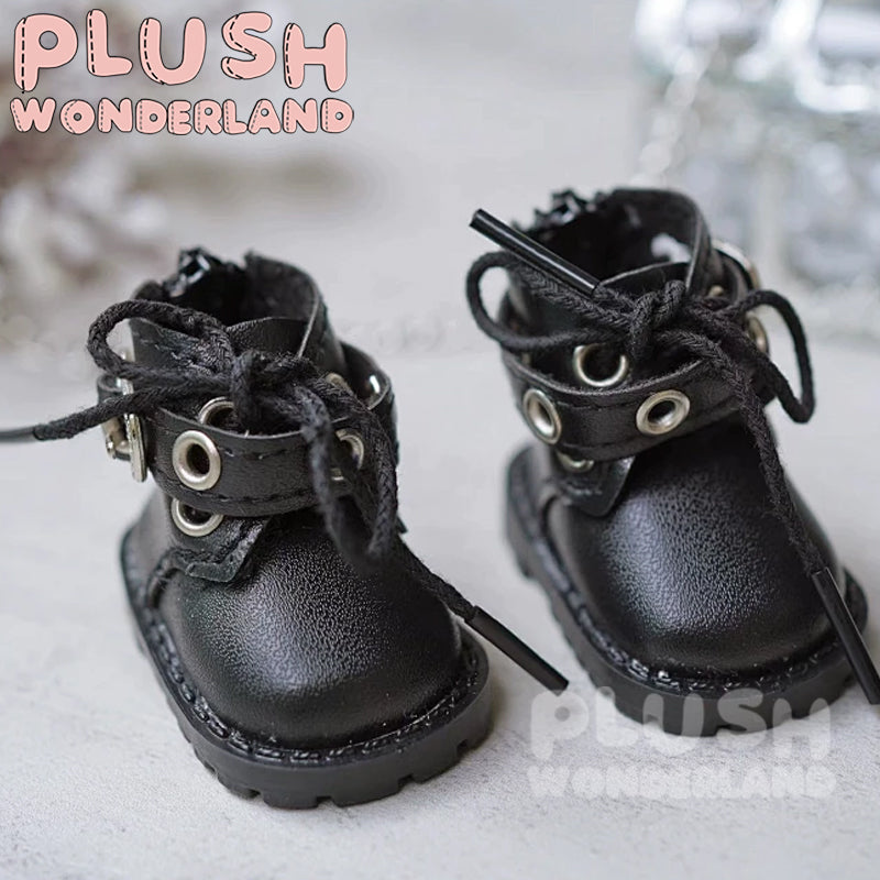 【INSTOCK】PLUSH WONDERLAND Decorative Leather Boots 20CM Shoes