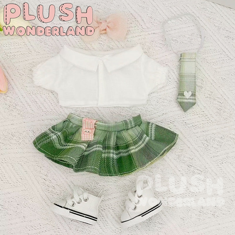 【INSTOCK】PLUSH WONDERLAND Plaid Skirt Suit 20CM Doll Clothes