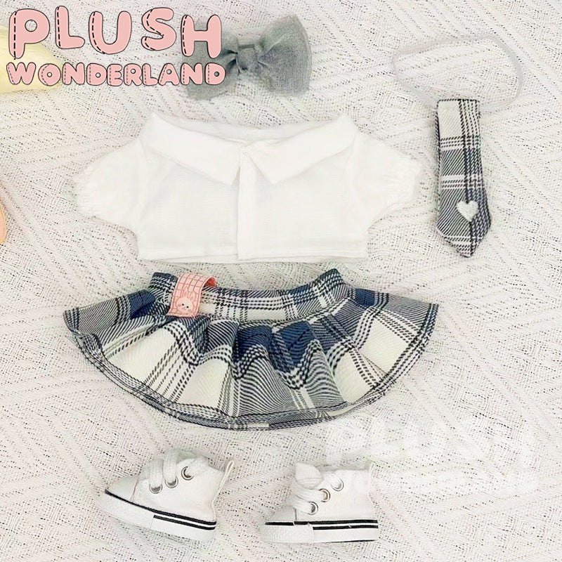 【INSTOCK】PLUSH WONDERLAND Plaid Skirt Suit 20CM Doll Clothes