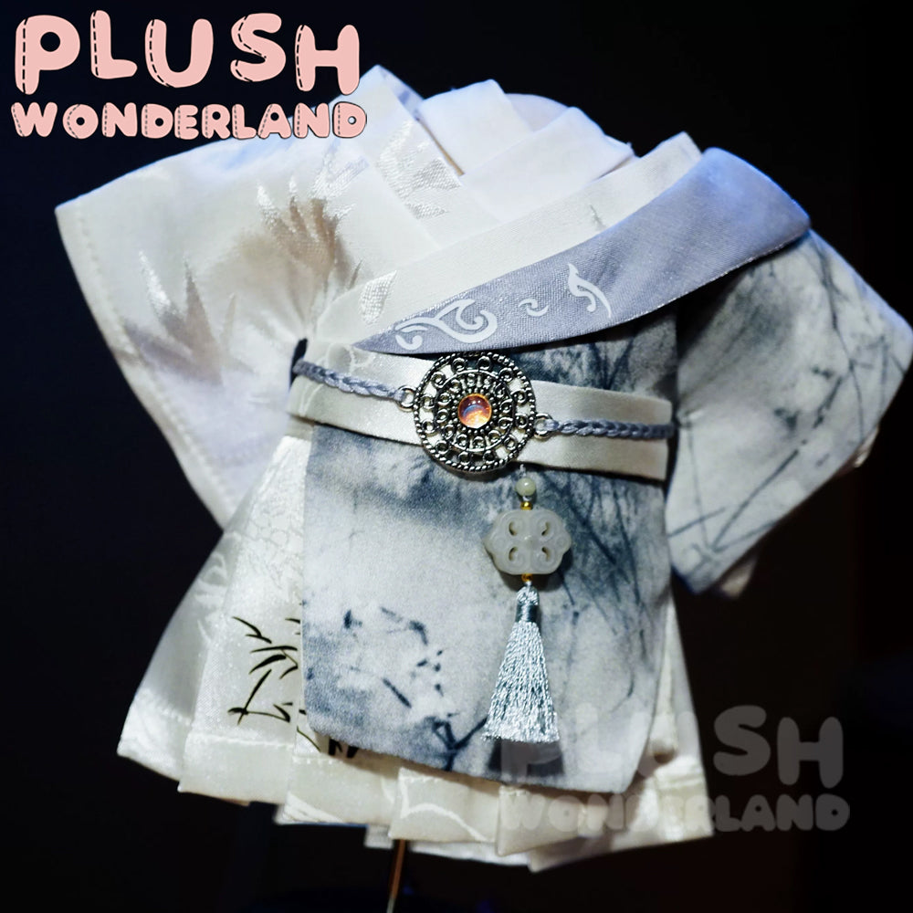 【PRESALE】PLUSH WONDERLAND Traditional Chinese Light gray ancient style scholar outfit Set 20CM Doll Clothes