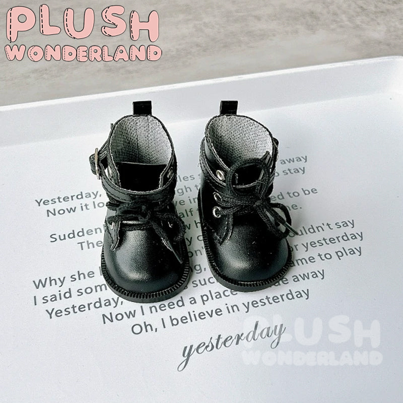 【INSTOCK】PLUSH WONDERLAND Decorative Leather Boots 20CM Shoes