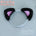 Black Purple cat ears