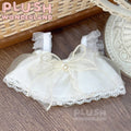 【SOFORT VERFÜGBAR】PLUSH WONDERLAND Weißes Spitzenkleid für 10/20 cm Puppenkleidung