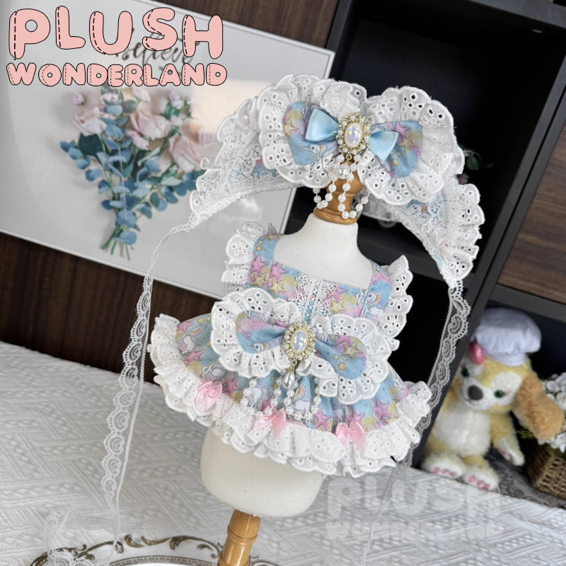 【SOFORT VERFÜGBAR】Kleid für Plüsch-Wunderland-Fantasy-Ponys (20 cm)
