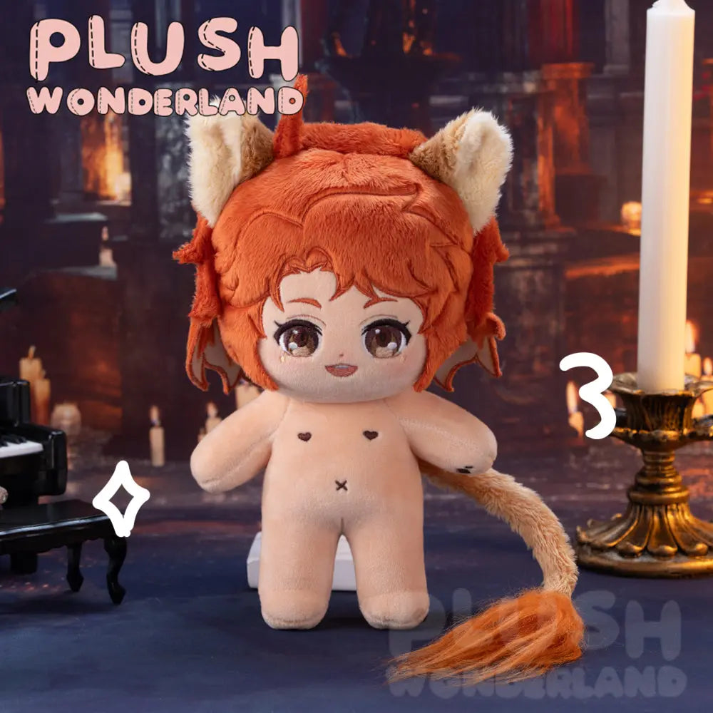 【Plüschtier-Design】Plüschtier WONDERLAND Twisted-Wonderland Cheka Baumwollpuppe, 20 cm, Fan-Herstellung