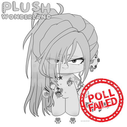 【Poll-Failed】PLUSH WONDERLAND Rebel Tattoo Boy Plushie 20CM Doll