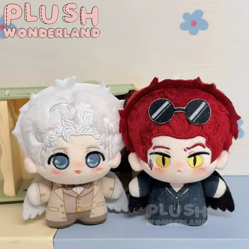 [10CM Doll] Good Omens Aziraphale Crowley Cotton Plush FANMADE