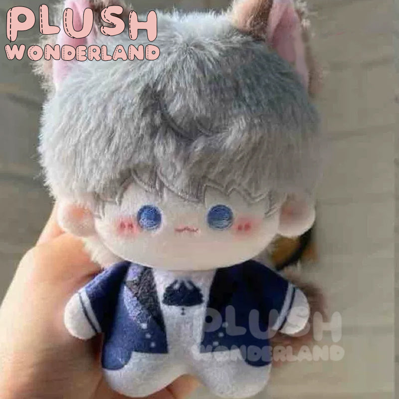 【SOFORT VERFÜGBAR】Plüsch-WUNDERLAND-Katzenbutler, 10 cm, Baumwollpuppe