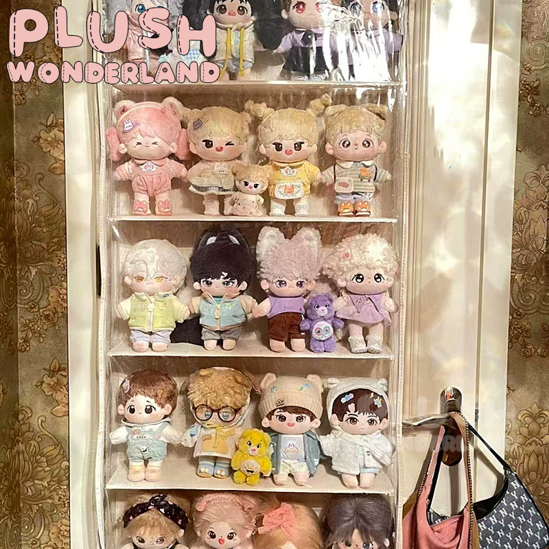 【In Stock】PLUSH WONDERLAND 20cm Plushies Cotton Doll Storage Wall Hanging Zipper Dustproof Transparent Wall Hanging Bag Display