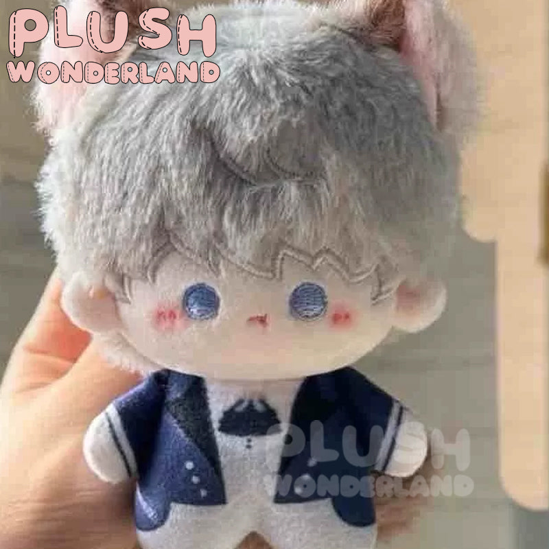 【SOFORT VERFÜGBAR】Plüsch-WUNDERLAND-Katzenbutler, 10 cm, Baumwollpuppe