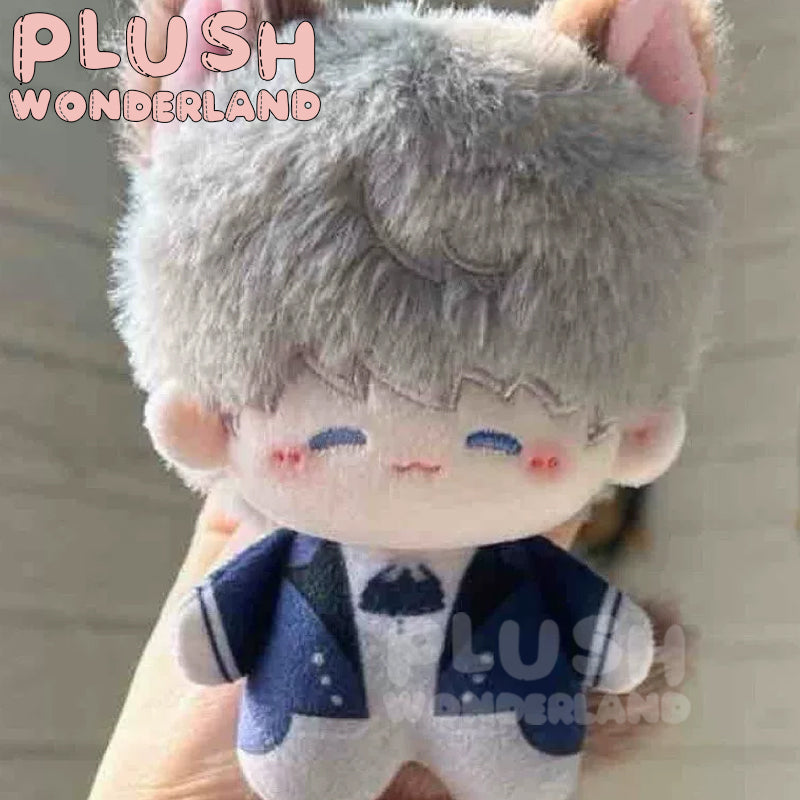 【SOFORT VERFÜGBAR】Plüsch-WUNDERLAND-Katzenbutler, 10 cm, Baumwollpuppe