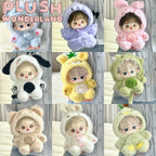 【INSTOCK】PLUSH WONDERLAND Animal Cute Fluffy One-Piece Suit 20CM Doll Clothes