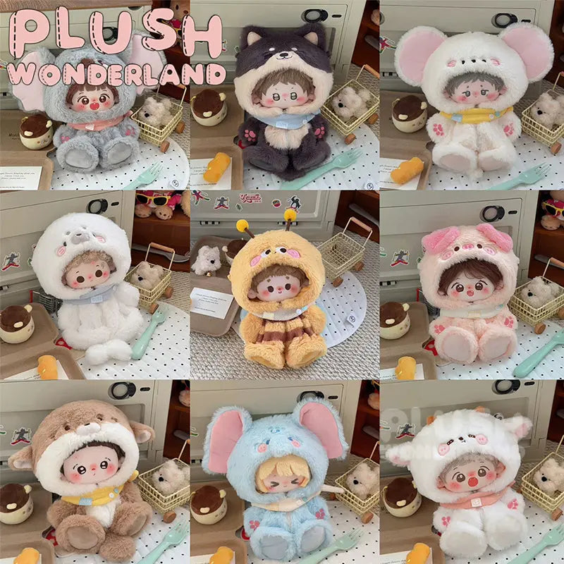 【INSTOCK】PLUSH WONDERLAND Animal onesies 20CM Doll Clothes   【INSTOCK】PLUSH WONDERLAND Animal onesies 20CM Doll Clothes
