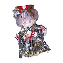 Load image into Gallery viewer, 【In Stock】PLUSH WONDERLAND Japanese Kimono Flower Girl Plushies Cotton Doll Clothes 20CM
