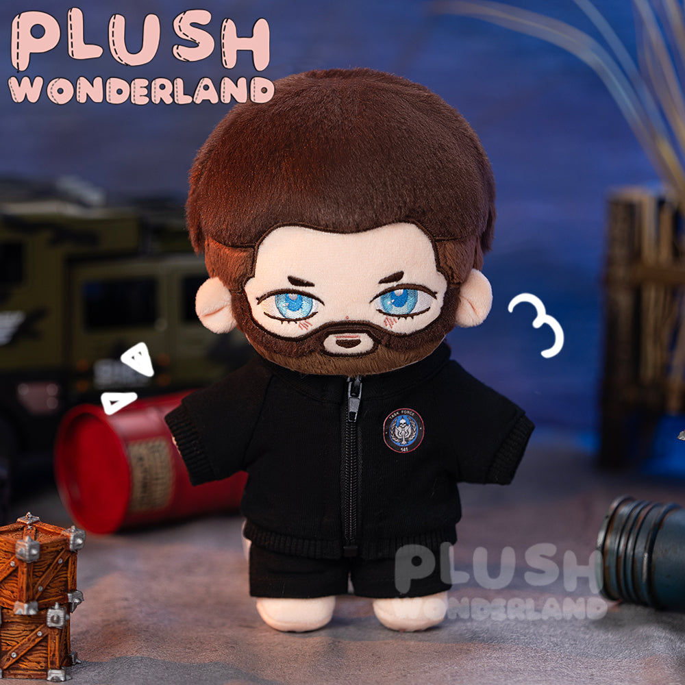 【Auf Lager】Plüsch-Wunderland-Kleidung für einen Mann mit Hut, Plüschtier aus Baumwolle, 20 cm, Kapuzenpullover, Fanartikel, Nachnahme