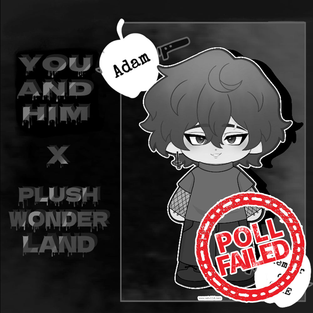 【Poll Failed】【Authorized】PLUSH WONDERLAND You And Him Adam 20CM Plushie Cotton Doll