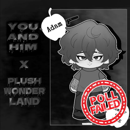 【Poll Failed】【Authorized】PLUSH WONDERLAND You And Him Adam 20CM Plushie Cotton Doll