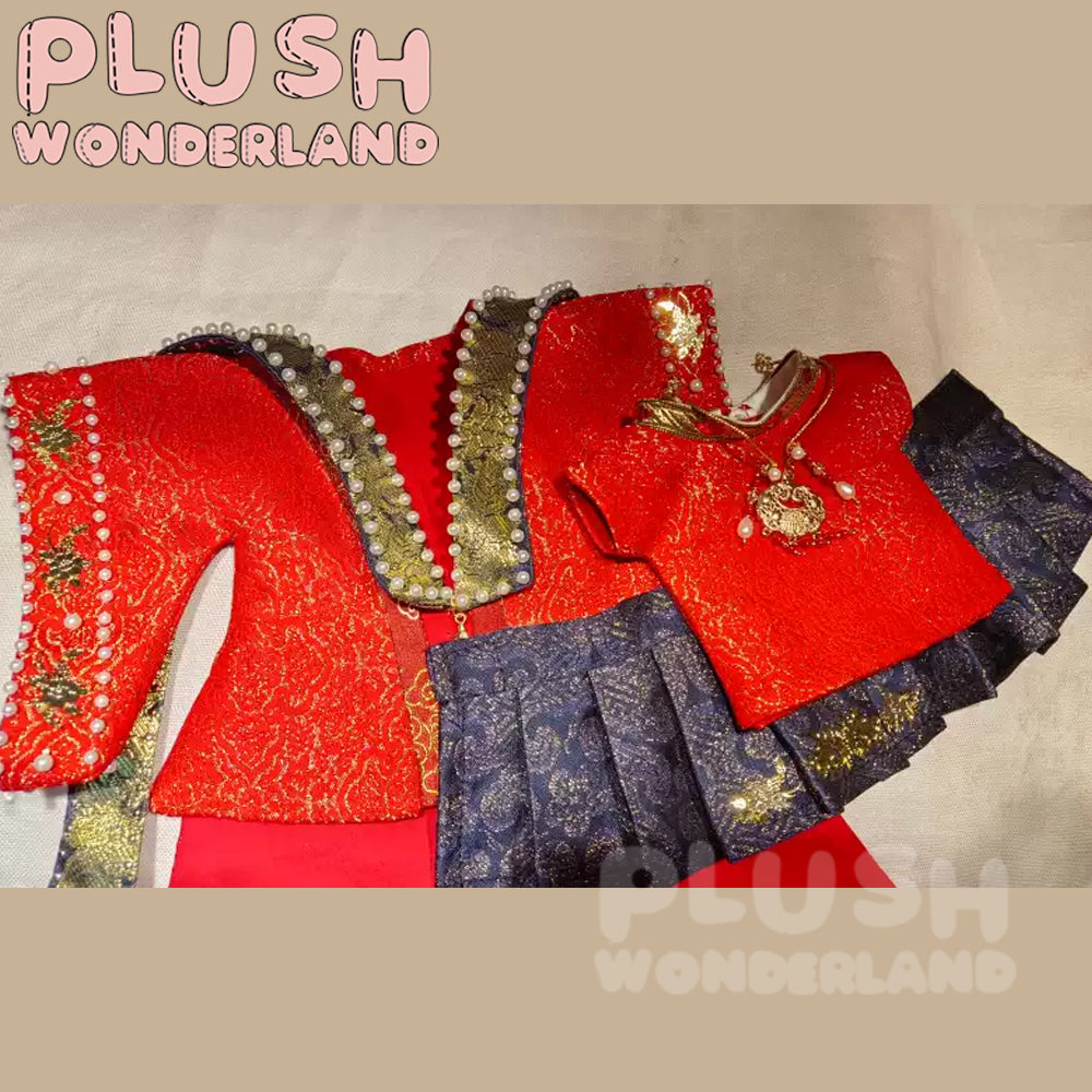 【PRESALE】PLUSH WONDERLAND Ming Dynasty Phoenix Crown and Embroidered Robe Set 20CM Doll Clothes