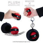 【VORVERKAUF】【Autorisiert】PLUSH WONDERLAND Monster X Mediator NauseAxe404 Plüschtier-Anhänger Dekompressionsball Anti-Stress 