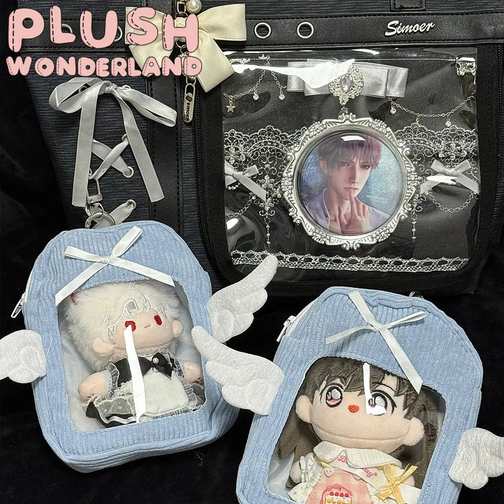 [10CM Doll Hanging Bag]Wing-Shaped Doll Pouch Charm Doll Display
