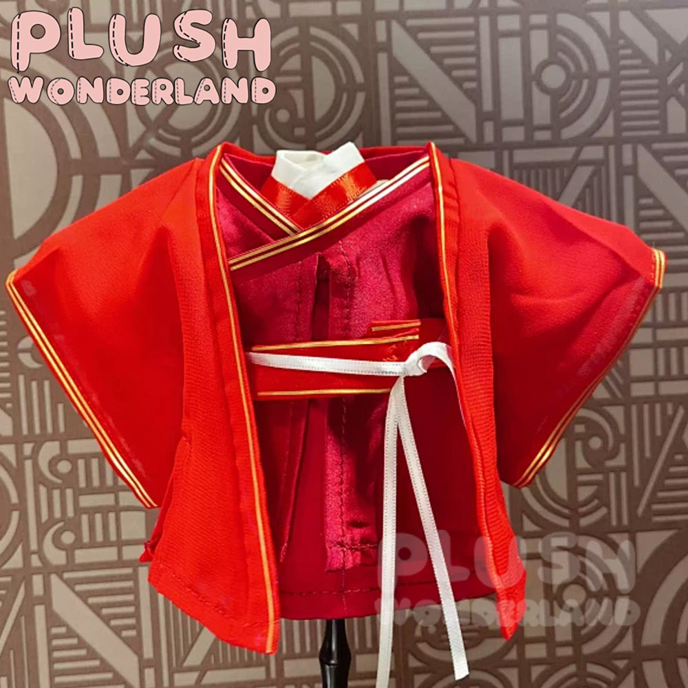 【PRESALE】PLUSH WONDERLAND Traditional Ancient Style Red Clothing Set 20CM Doll Clothes
