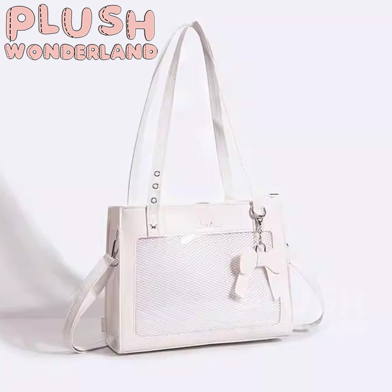 【INSTOCK】PLUSH WONDERLAND White Large Capacity Messenger Bag itaBag