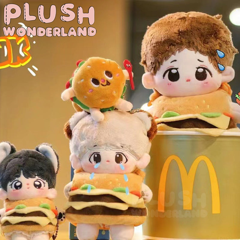 【INSTOCK】PLUSH WONDERLAND Hamburger 20CM Doll Plushies itabag