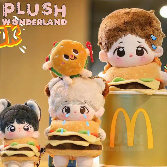 【INSTOCK】PLUSH WONDERLAND Hamburger 20CM Doll Plushies itabag
