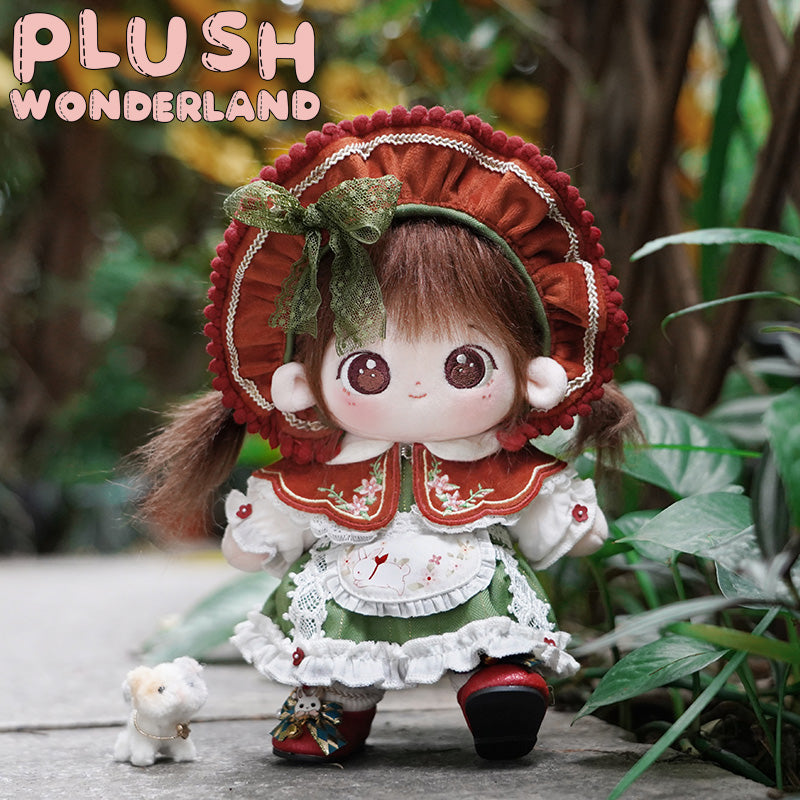 【Auf Lager】Plüschtier „Wunderland Beeren-Teeparty“ aus Plüsch, 20 cm, inklusive Kleidung aus Baumwolle