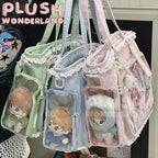 【INSTOCK】PLUSH WONDERLAND Lace Pearl Tote ita-bag - plushwonderland