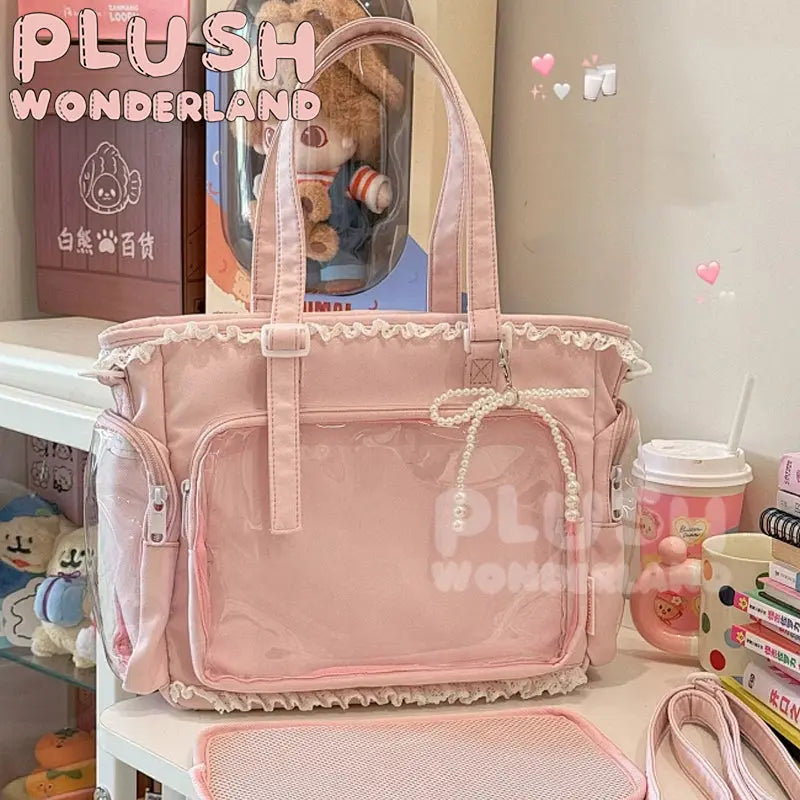 【INSTOCK】PLUSH WONDERLAND Lace Pearl Tote ita-bag - plushwonderland