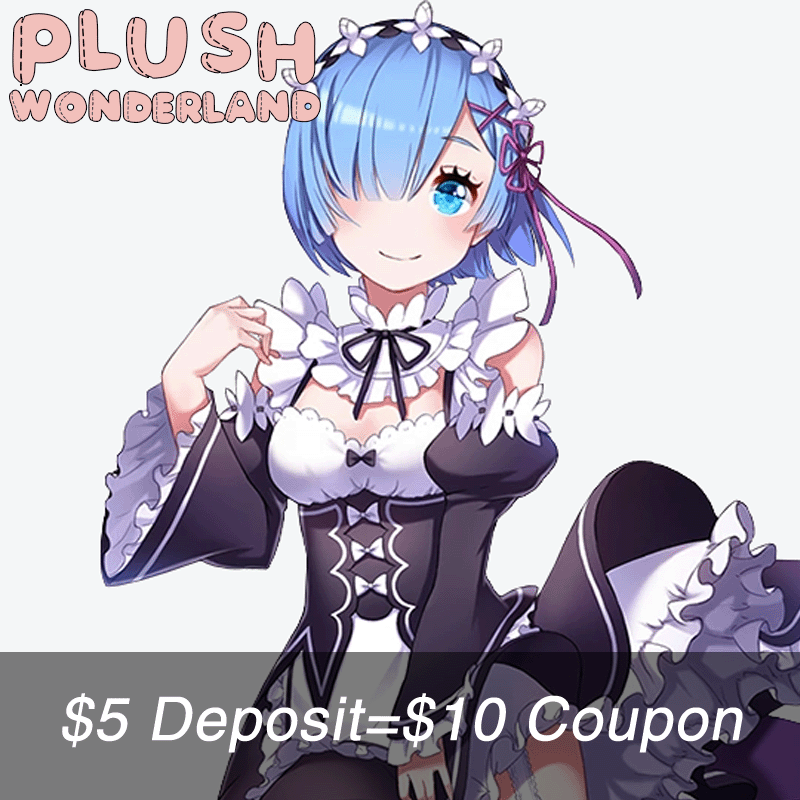 【DEPOSIT】【POLL】PLUSH WONDERLAND Re:Life in a different world from zero Rem Plushie FANMADE