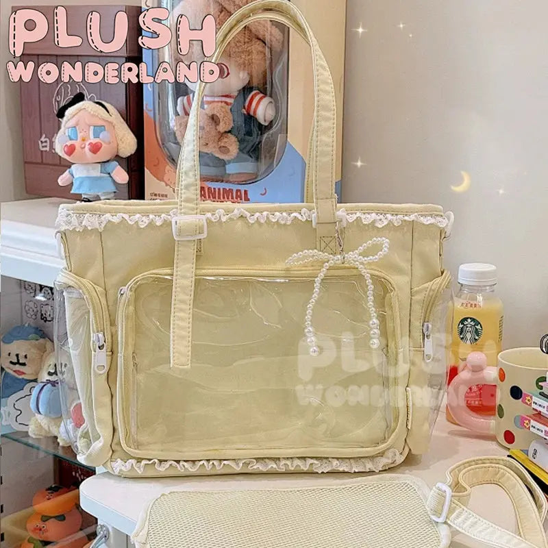 【INSTOCK】PLUSH WONDERLAND Lace Pearl Tote ita-bag - plushwonderland