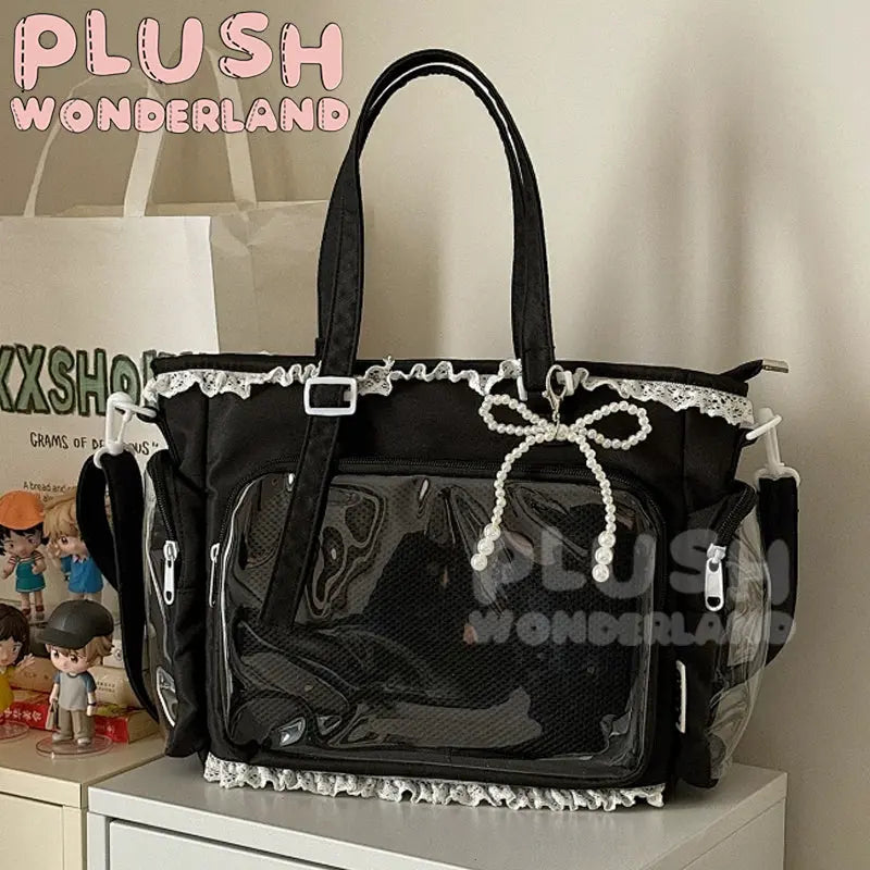 【INSTOCK】PLUSH WONDERLAND Lace Pearl Tote ita-bag - plushwonderland