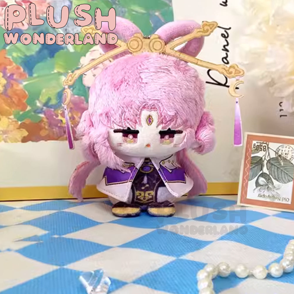 【Auf Lager】Plüsch-Wunderland-Baumwollspiel, 12 cm große sitzende Plüschpuppe, Anhänger, Fanartikel