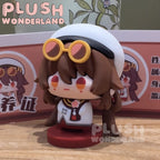【INSTOCK】PLUSH WONDERLAND Brown Cute girl 6.5cm Pvc Stand Ornament