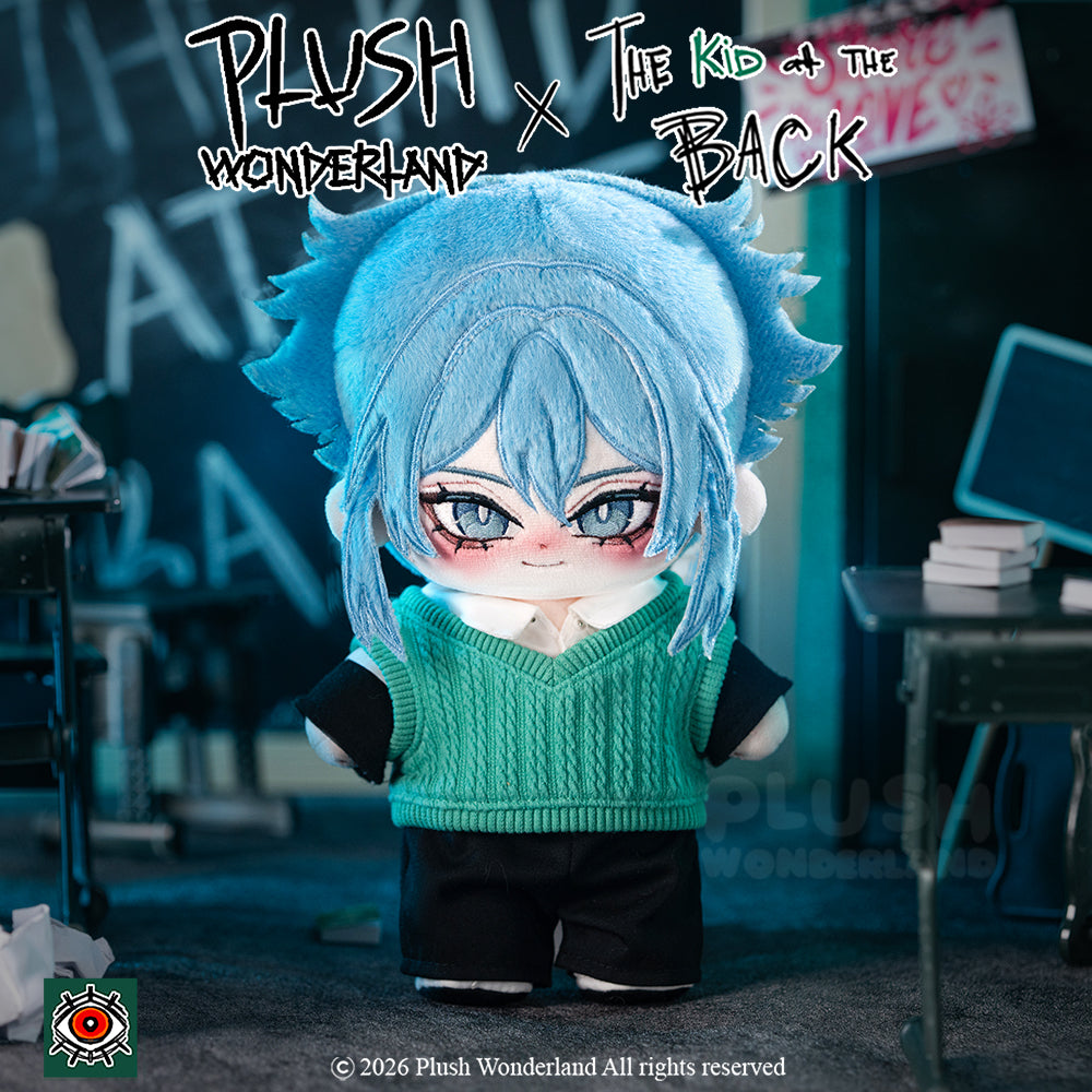 【INSTOCK】【Authorized】PLUSH WONDERLAND The Kid at the Back Hyugo Plushie 20CM Doll Authorized