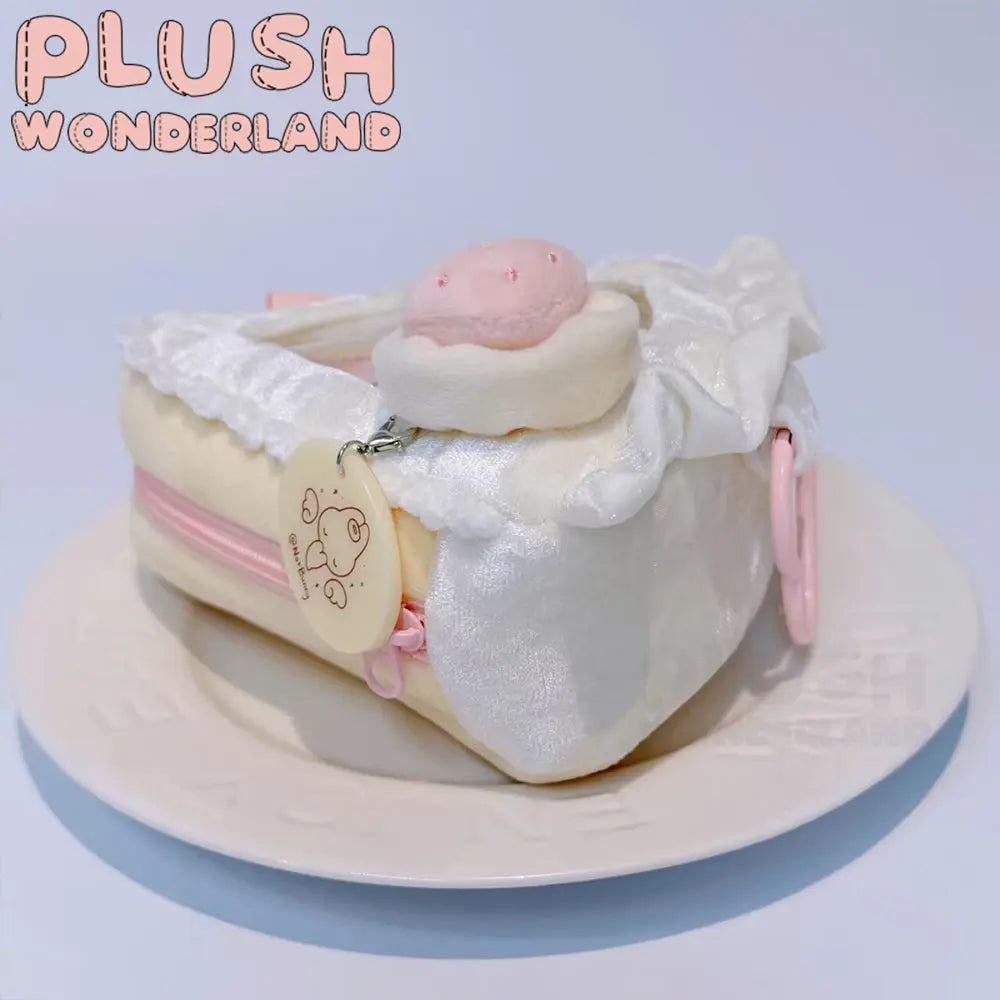 [10CM Doll Bag]Slice of white strawberry cake Doll Display