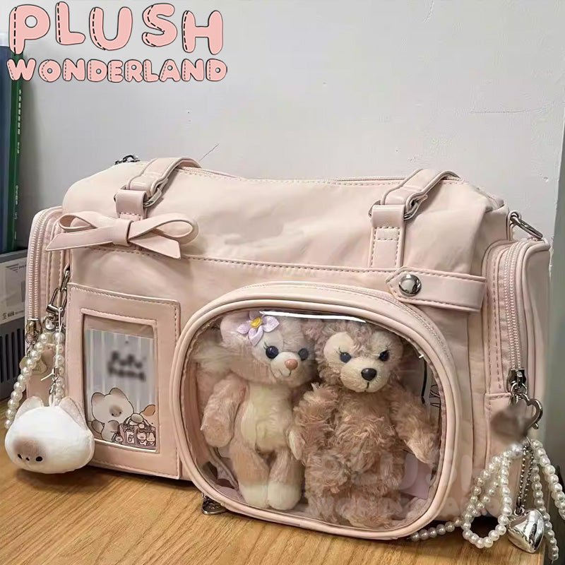 【INSTOCK】PLUSH WONDERLAND White Large Capacity Messenger Bag itaBag
