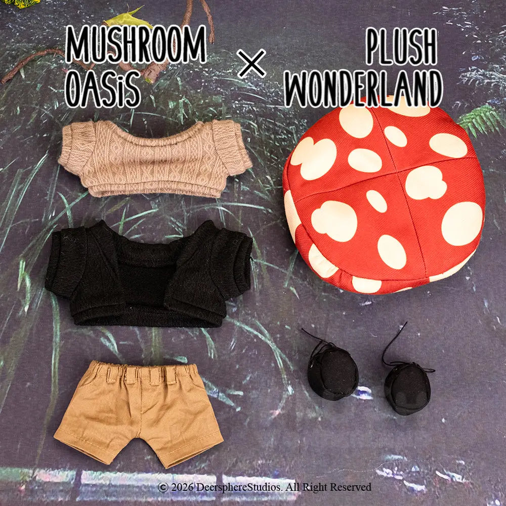 【PRESALE】【Authorized】PLUSH WONDERLAND Mushroom Oasis Mychael 20CM Plushie Cotton Doll   【PRESALE】【Authorized】PLUSH WONDERLAND Mushroom Oasis Mychael 20CM Plushie Cotton Doll
