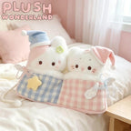 [10CM Doll Hanging Organizer]Blue and pink Doll Display