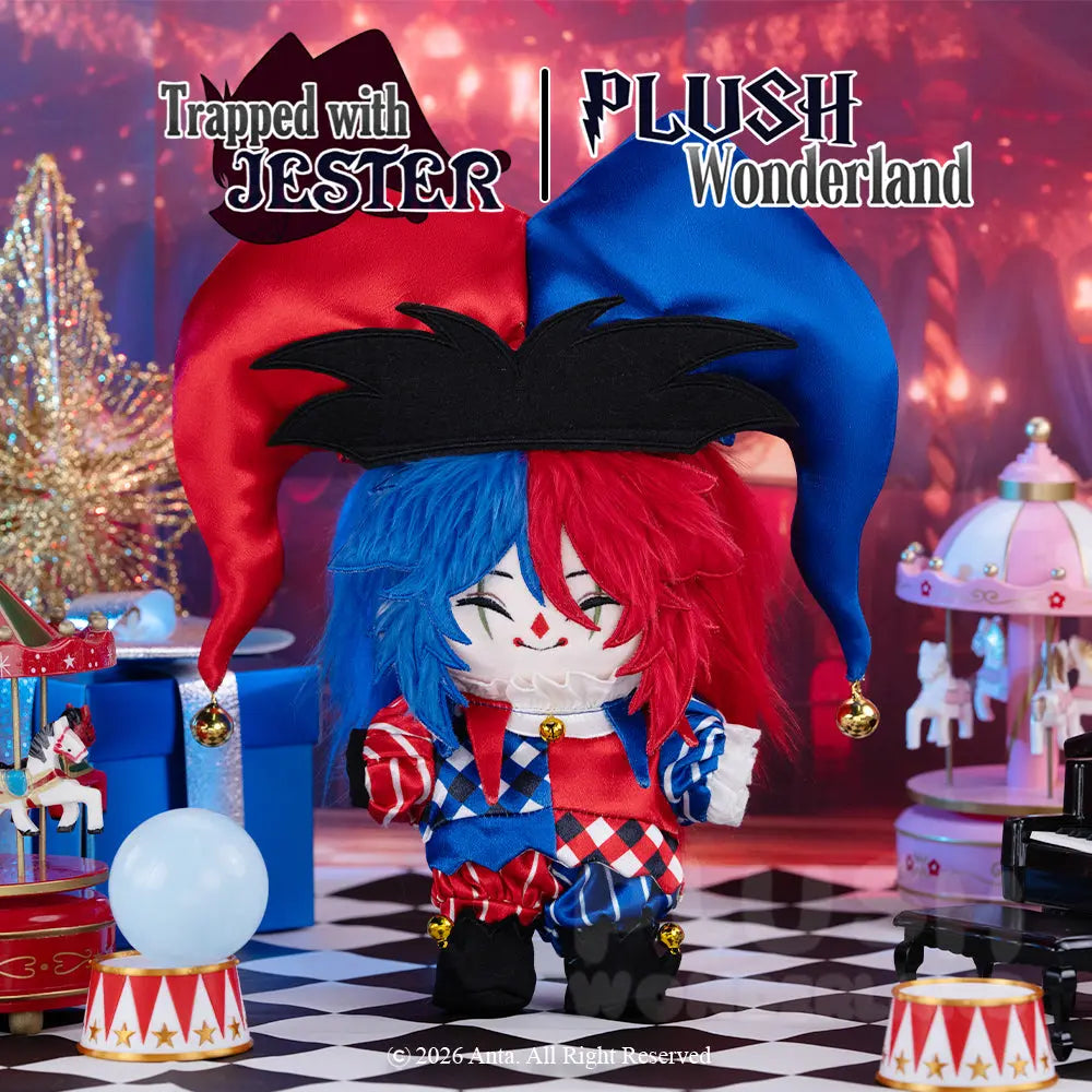 【In Stock】【Authorized】PLUSH WONDERLAND Trapped with Jester Jester Plushie Cotton Doll   【In Stock】【Authorized】PLUSH WONDERLAND Trapped with Jester Jester Plushie Cotton Doll