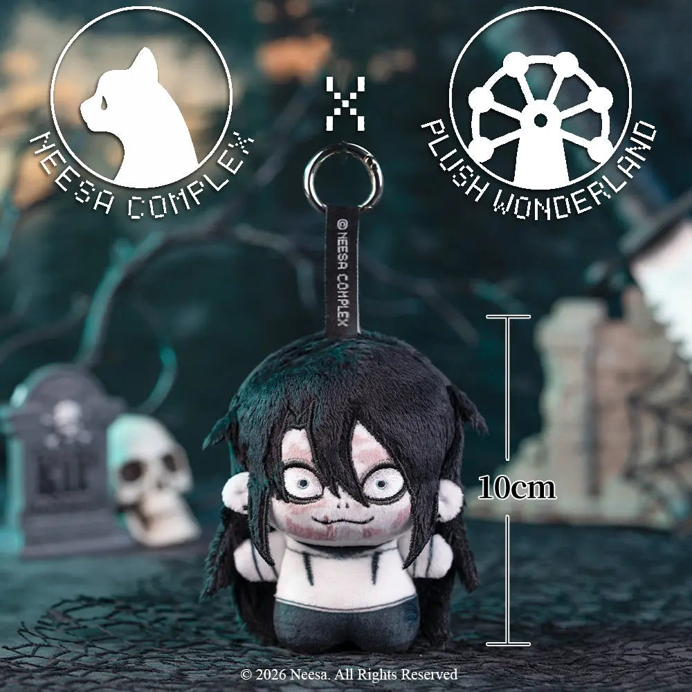 [10CM Doll] [Authorized] Fear Me [Jeff the Killer's Dating Sim] Jeff Plushie Keychain