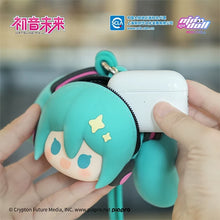 Load image into Gallery viewer, 【PRESALE】PLUSH WONDERLAND MIKKU 15CM Silicone Coin Purse Plushie Bag Headphone Bag
