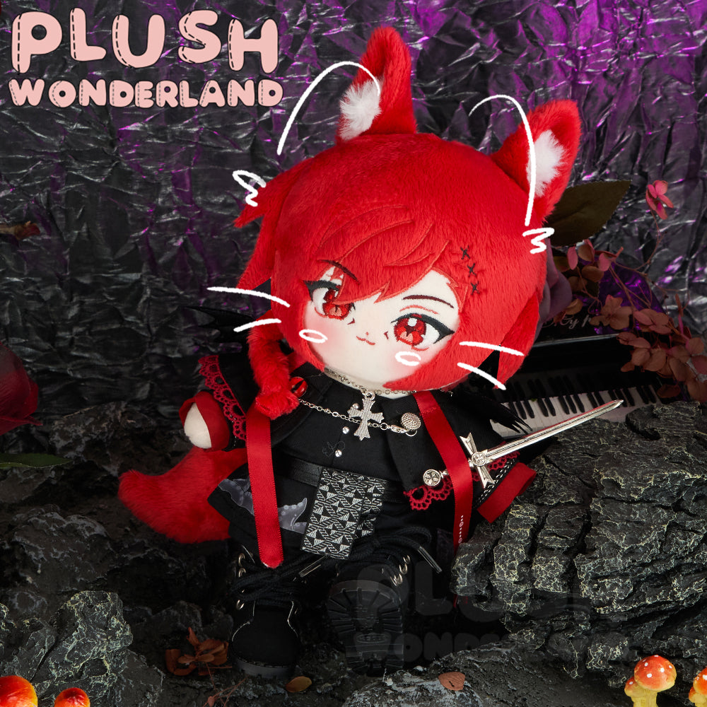 【Sold Out】PLUSH WONDERLAND Red Cat Plushies Cotton Doll 20CM FANMADE