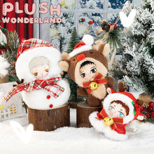 Load image into Gallery viewer, 【IN STOCK】PLUSH WONDERLAND Christmas Cape/ Elk /Snowman Cotton Doll Clothes 10CM Keychain
