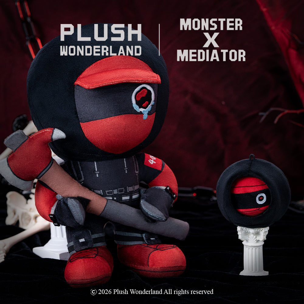 【In Stock】【Authorized】PLUSH WONDERLAND Monster X Mediator NauseAxe404 Plushie Pendant Decompression Ball Anti Stess