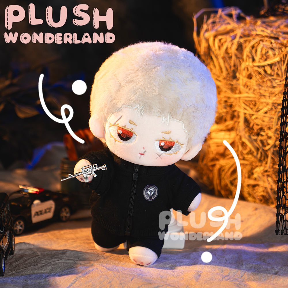 【Auf Lager】PLUSH WONDERLAND Freizeitkleidung für Totenkopf-Plüschpuppe (20 cm), Baumwoll-Hoodie, Fanartikel, Nachnahme