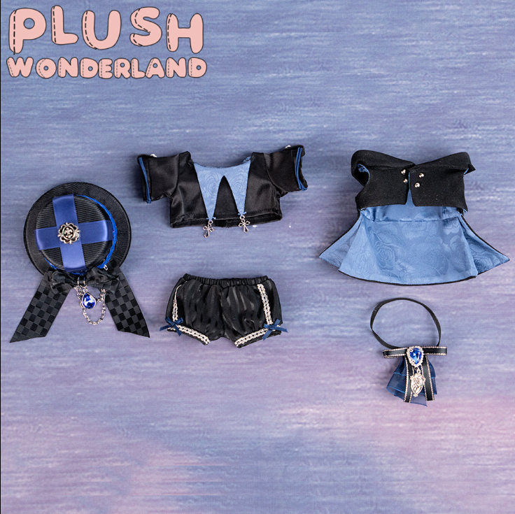 【INSTOCK】PLUSH WONDERLAND Deep Blue Butler Set 20CM Doll Clothes
