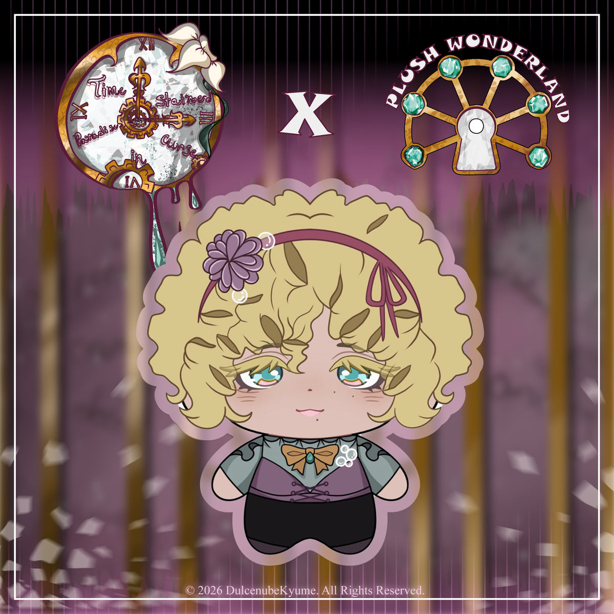 [10CM Doll] [Authorized] Time Stained Curse in Paradise Plushie Keychain